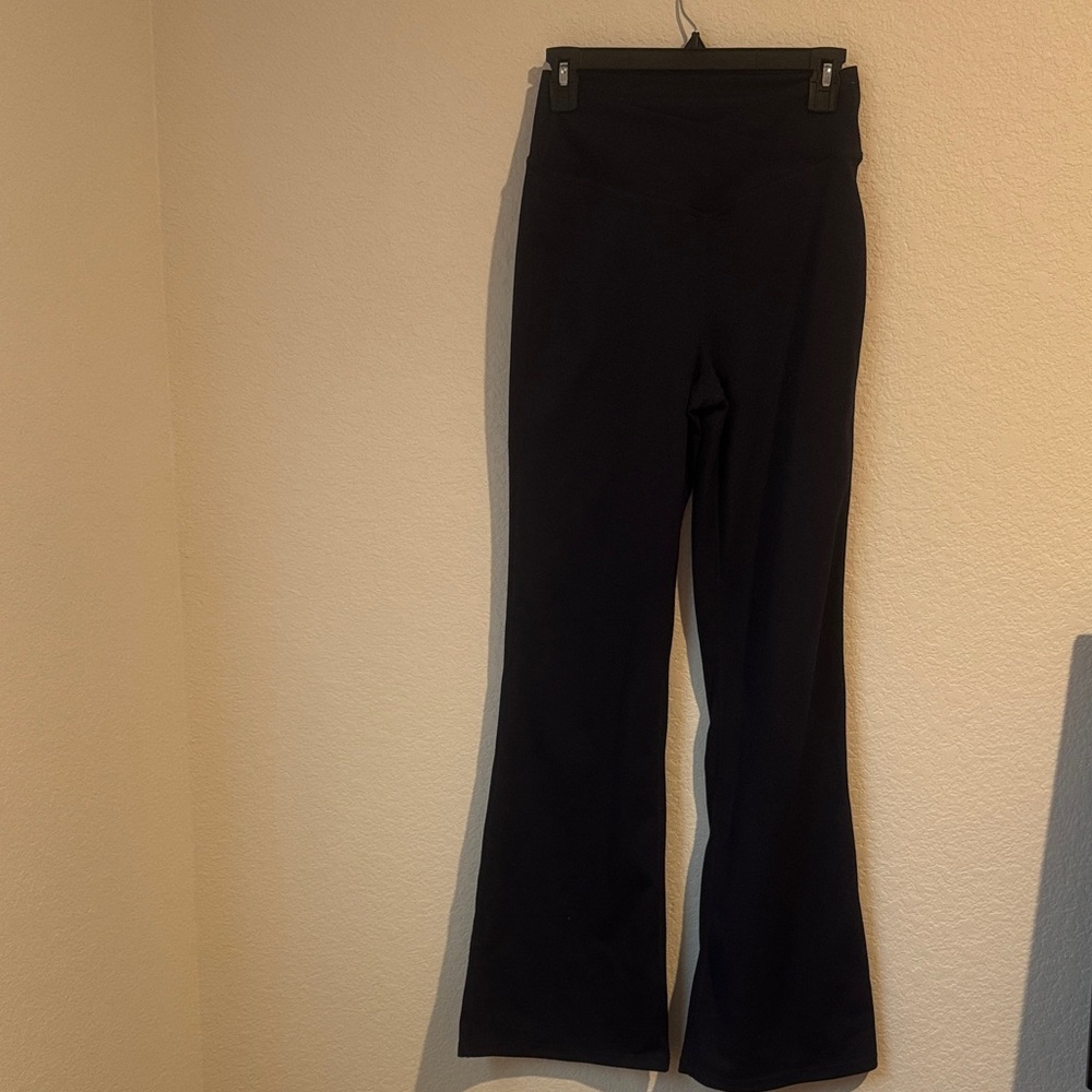 Navy Blue  Flared Yoga Pants
